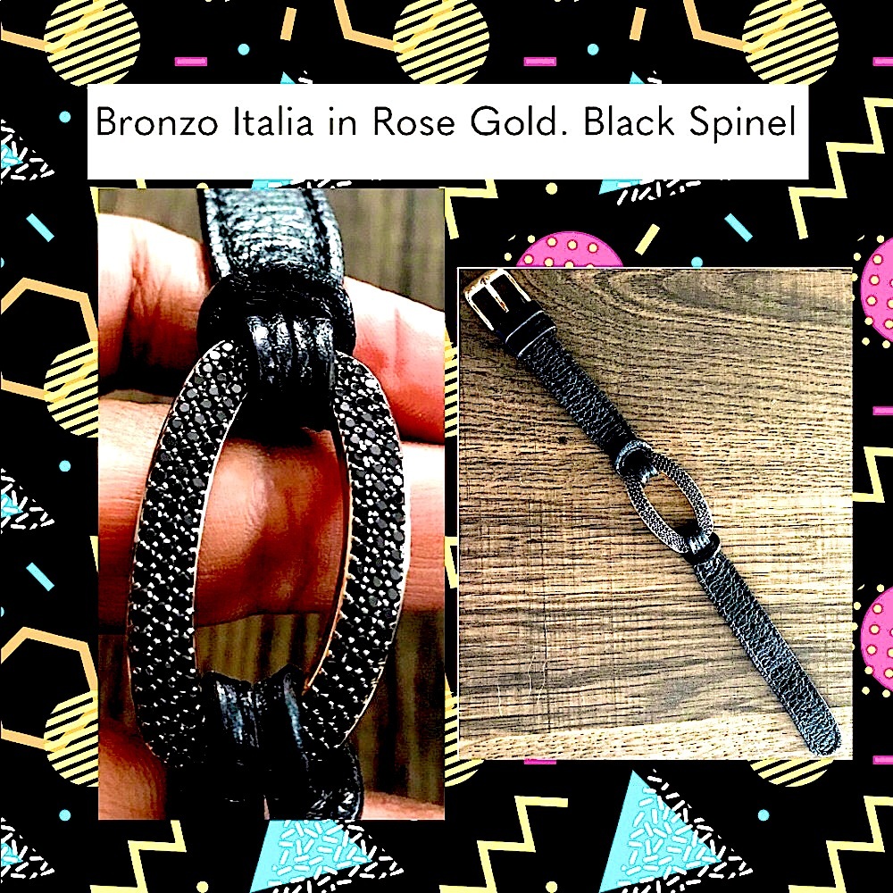 Western BRONZO ITALIAN LEATHER BRACELET SIGNED! 🌹💐 QVC